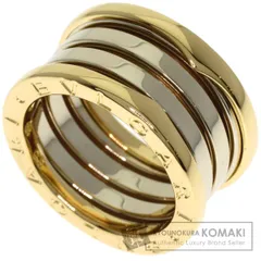 BVLGARI ブルガリ B-zero1 ビーゼロワン 4バンド  銀座限定 #50 リング・指輪 K18YG K18WG レディース [中古]のサムネイル