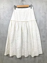 OPAQUE.CLIP オペークドットクリップ ティアード 切り替えフレア スカート size36/S/アイボリー  ■■ レディースのサムネイル