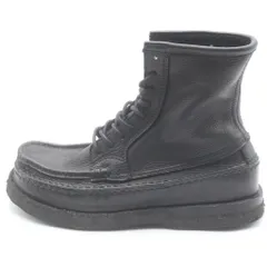 VISVIM (ヴィスヴィム) Cheekag-Folk ハイカットシューズ レザーブーツ ブラックのサムネイル