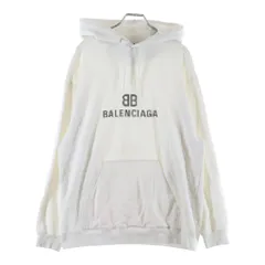 BALENCIAGA (バレンシアガ) オーバーサイズロゴパーカー フーディー ホワイト #XS 600583のサムネイル