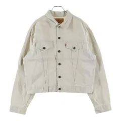 Levi's (リーバイス) 90S VINTAGE 両面BIG E ボタン裏555 ピケ トラッカージャケット ベージュ 941Bのサムネイル