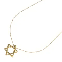 TIFFANY & Co. (ティファニー) エルサペレッティ スターオブダビデ ネックレス K18YG イエローゴールドのサムネイル