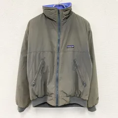 Patagonia　パタゴニア　シェルドシンチラジャケット/フルジップジャケット　裏ボア　カーキ　古着のサムネイル