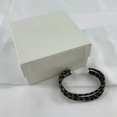 Maison Margiela（メゾン マルジェラ）　バングル　エナメル　SM1UY0093　ブラック×ゴールドのサムネイル