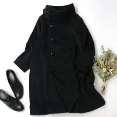 somari ソマリ スタンドカラー ロングコート 黒 ブラック  /26Fのサムネイル