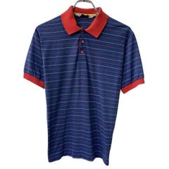 美品】PRADA SPORTS 鹿の子 半袖ポロシャツ バイカラー レッド S