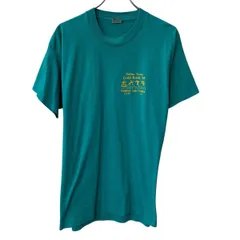90s USA製 FRUIT OF THE LOOM 半袖 プリントTシャツ L グリーン フルーツオブザルーム 90年代 コットンポリ カットソー 夏物 a807-5212のサムネイル