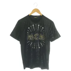 エムシーエム MCM Tシャツ 半袖 スタッズ  ロゴ S ブラック /DF ■GY35のサムネイル