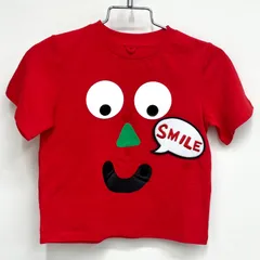 【ステラマッカートニー STELLA McCARTNEY KIDS】キッズ 美品！ 福笑いTシャツ 90 2Y レッド 赤のサムネイル