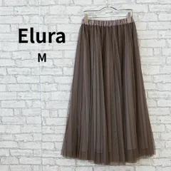 Elura エルーラ プリーツチュールスカート M ロング 古着のサムネイル