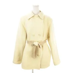 ハナエモリ HANAE MORI Deux ステンカラーコート 40 ベージュ ダブル ベルト付き 20676480 /MN1 ■ECC006のサムネイル