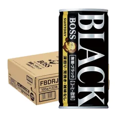 サントリー BOSSボス 無糖ブラック 185ml×1ケース/30本のサムネイル
