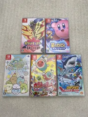 ▼ポケットモンスター シールド0013015417 すみっコぐらし すみっコパークへようこそ0012674672  星のカービィ スターアライズ0012726263 太鼓の達人0012784657 釣りスピリッツ 0012956187 Switchソフト　５点のサムネイル