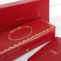カルティエ CARTIER ブレスレット サントス ドゥ チェーン スモール B6090300 K18YG イエローゴールド メンズ レディース 保証書付属【中古】【Aランク】のサムネイル
