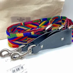 極美品✨定価11万 ヴァレンティノ ロックスタッズ 刺繍 ストラップ 保存袋付　荏原町店のサムネイル