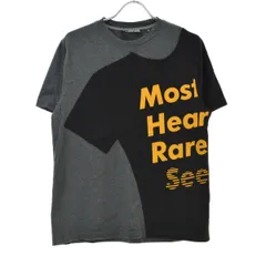 【MostlyHeardRarelySeen】ロゴプリント ドッキング半袖Tシャツのサムネイル