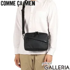 コムサメン ショルダーバッグ メンズ 斜めがけバッグ 小さめ ブランド COMME CA MEN 軽量 軽い ミニショルダー コンパクト 肩掛け ななめ掛け シンプル 横 ヨコ スクエア A5 OBLIQUE ショルダーバッグS LCM7134 ブラックのサムネイル