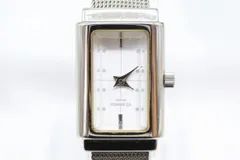 【W312-12】動作品 電池交換済 mono COMME CA モノコムサ ２針 カットガラス 腕時計 5920-A05095 レディースのサムネイル