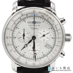 未使用 腕時計 ZEPPELIN ツェッペリン 7680-1 クォーツ 100周年記念 シルバー色文字盤 箱保 25s1063-1のサムネイル