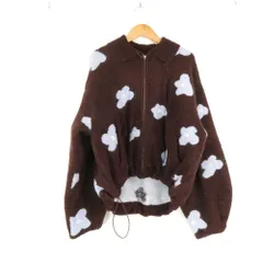 美品 emmi エミ 13WNJ255024 ブルゾンライクカーディガン onesize アクリル他 花柄 アウター レディース AO4386B24 のサムネイル