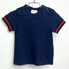 【グッチ GUCCI 】キッズ 半袖カットソー シェリーラインTシャツ 90 (24m) ネイビーのサムネイル