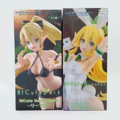 [미개봉] 소드 아트 온라인 SAO 리파 피규어 플류 FuRyu BiCute Bunnies Dark 화이트 펄 토끼 2장 세트 정리 판매 B-29-6