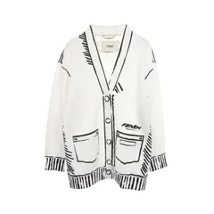 FENDI フェンディ イラスト風 ジョシュアヴィーダス コラボ カーディガンのサムネイル