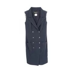 CHANEL シャネル ココマーク グリポアボタン ビジュー ロングジレ ベストのサムネイル