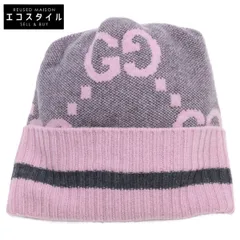 GUCCI　グッチ　【即決/国内正規】676827 3G344 GGロゴ カシミヤ ニット帽　M 57 21cmのサムネイル