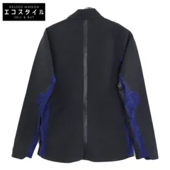 DESCENTE　デサント　【ゴルフ】ブラック×ブルー 日本製 サイトス 4WAY ストレッチナイロン プライムフレックスヒートリテンションジャージー　Mのサムネイル
