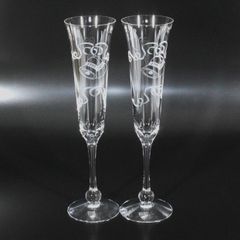 サンルイ Saint-Louis シャンパングラス バブルス フルート ピンク
