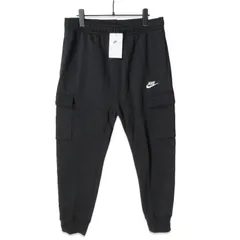 未使用 NIKE ナイキ スウェットジョガーパンツ CD3130-010 スポーツウェア クラブ フリース カーゴパンツ ブラック 黒 L 27114144のサムネイル