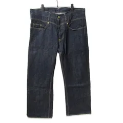 美品 GANGSTERVILLE ギャングスタービル デニムパンツ THUG DENIM REGULAR IRONCROSS サグデニム レギュラー インディゴ XL 27114205のサムネイル