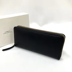 SLOW & CO スロウ 長財布 SO838K 美品 ハービー ニュー ラウンド ロング ウォレット ラウンドファスナー 牛革 ブラック 箱付き レザー ボックス型コインケース 小物 ★SS1106のサムネイル
