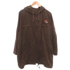 クリッツィア KRIZIA ジップアップパーカー ジャケット ワッペン 40 ブラウン フード付き /YJ ■YHS14のサムネイル