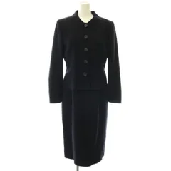 フォクシー ブティック FOXEY BOUTIQUE ワンピース ジャケット 2点セット ウール ロング 半袖 42 黒 ブラック /HS ■GY53のサムネイル