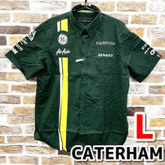 【新品未使用】CATERHAM ケータハム F1 チームシャツ 公式品 CATERHAM ケータハム F1 チームシャツ Lサイズ グリーン RENAULT