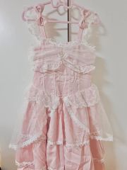 リメイクレース フリル トップス ピンク グニフニ - メルカリ