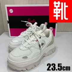M-972 ■kutsu.com公式■AKIII CLASSIC バービー コラボスニーカー AKC0097 ホワイト 23.5㎝のサムネイル