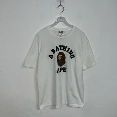 APE 初期 ラグランスリーブ 七部丈 Tシャツ バックロゴ L - メルカリ