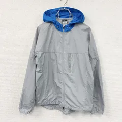 NIKE　ナイキ　フルジップジャケット　青　ブルー　グレー　バイカラー　Mサイズ　古着のサムネイル