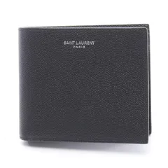 サンローランパリ SAINT LAURENT PARIS 二つ折り財布 イースト ウエスト 396303BTY0N1000 レザー 二つ折り財布 メンズ 新品のサムネイル