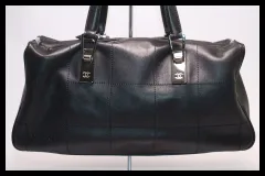 ■シャネル 7番台 チョコバー ラムスキン ハンドバッグ CHANEL■0625ao257-4Dのサムネイル