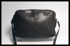 □サンローラン ルー レザー ショルダーバッグ SAINT LAURENT 