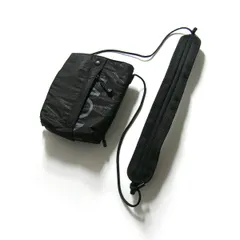 【新品】 MONCLER ／ モンクレール　撥水 クロスボディバッグ ルーマニア製 ショルダーバッグ MATT BLACK COLLECTION ALCHEMY ブラック ｜ オールシーズンのサムネイル