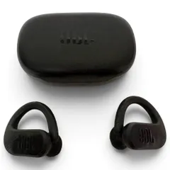 〇 ジェイビーエル JBL 完全ワイヤレスイヤホン ENDURANCE PEAK 3 ブラック JBLENDURPEAK3BLK 耳掛け式 防水 防塵 スポーツ 720-4792のサムネイル