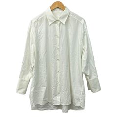 DRIES VAN NOTEN オーバーサイズ ロングシャツ 白 - メルカリ