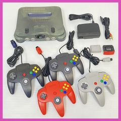 NINTENDO64 本体 コントローラー3個 ソフト4本セット 動作確認済み