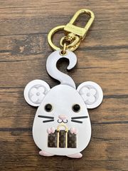 未使用品】ルイヴィトン ネズミ ポルトクレ 干支 キーホルダー 鼠