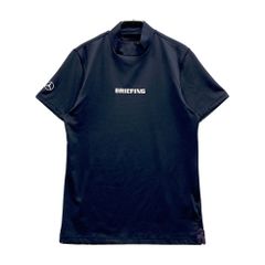 が*ね様 ブリーフィング×メルセデスモックネック半袖シャツLタグ付き未
